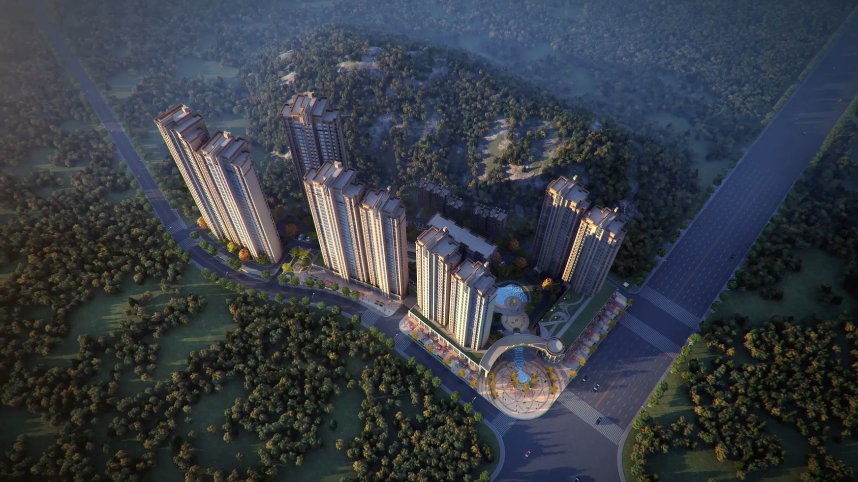 美地樓盤三維建筑動(dòng)畫